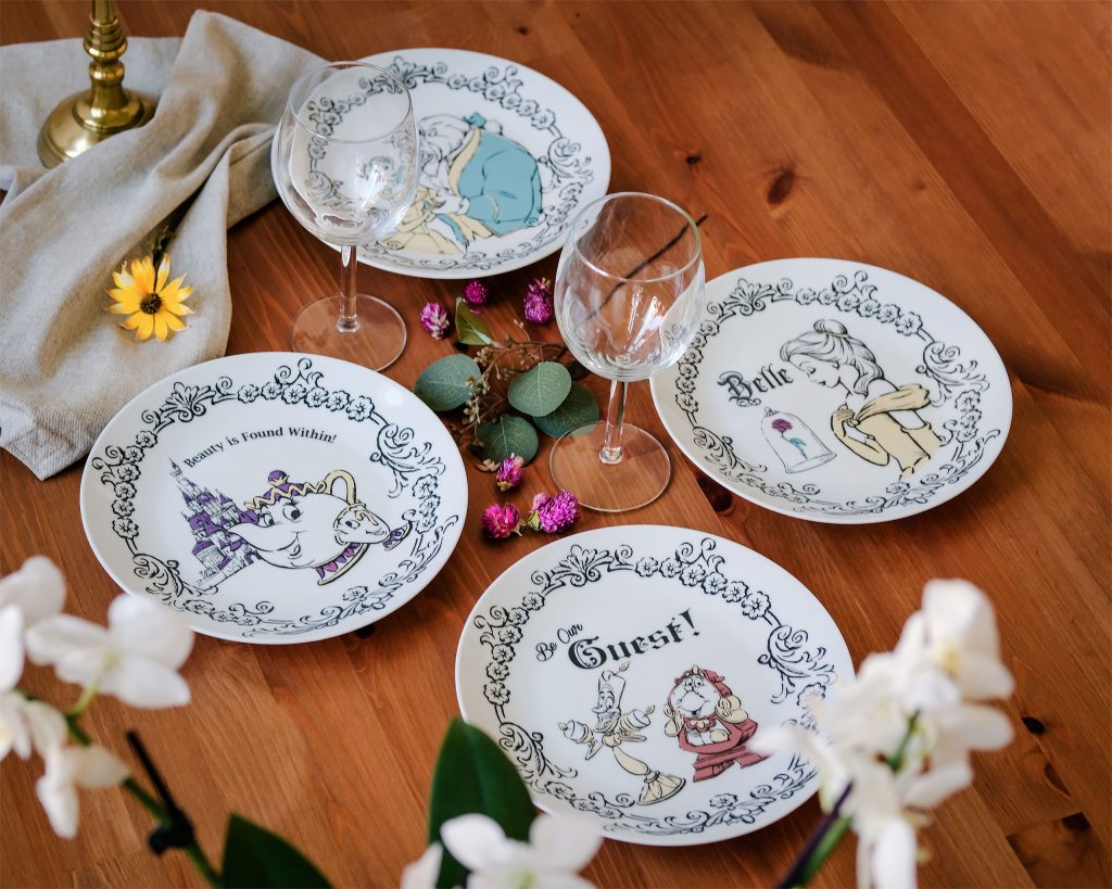assiette belle et la bete