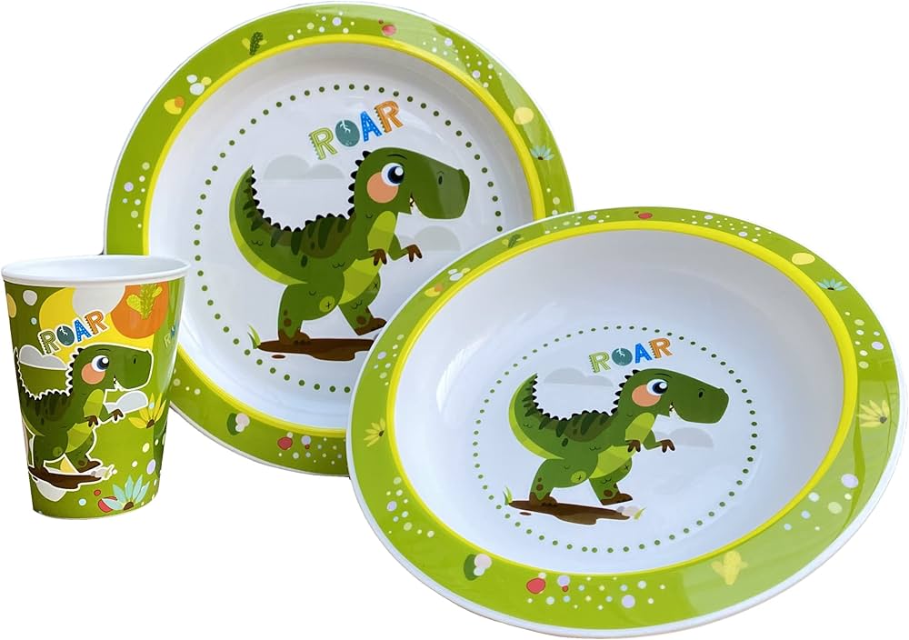 assiette dinosaure