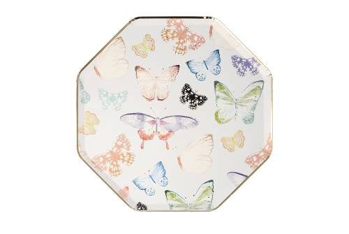 assiette papillon