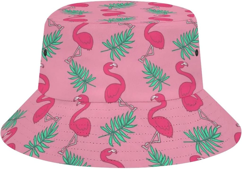 chapeau flamant rose