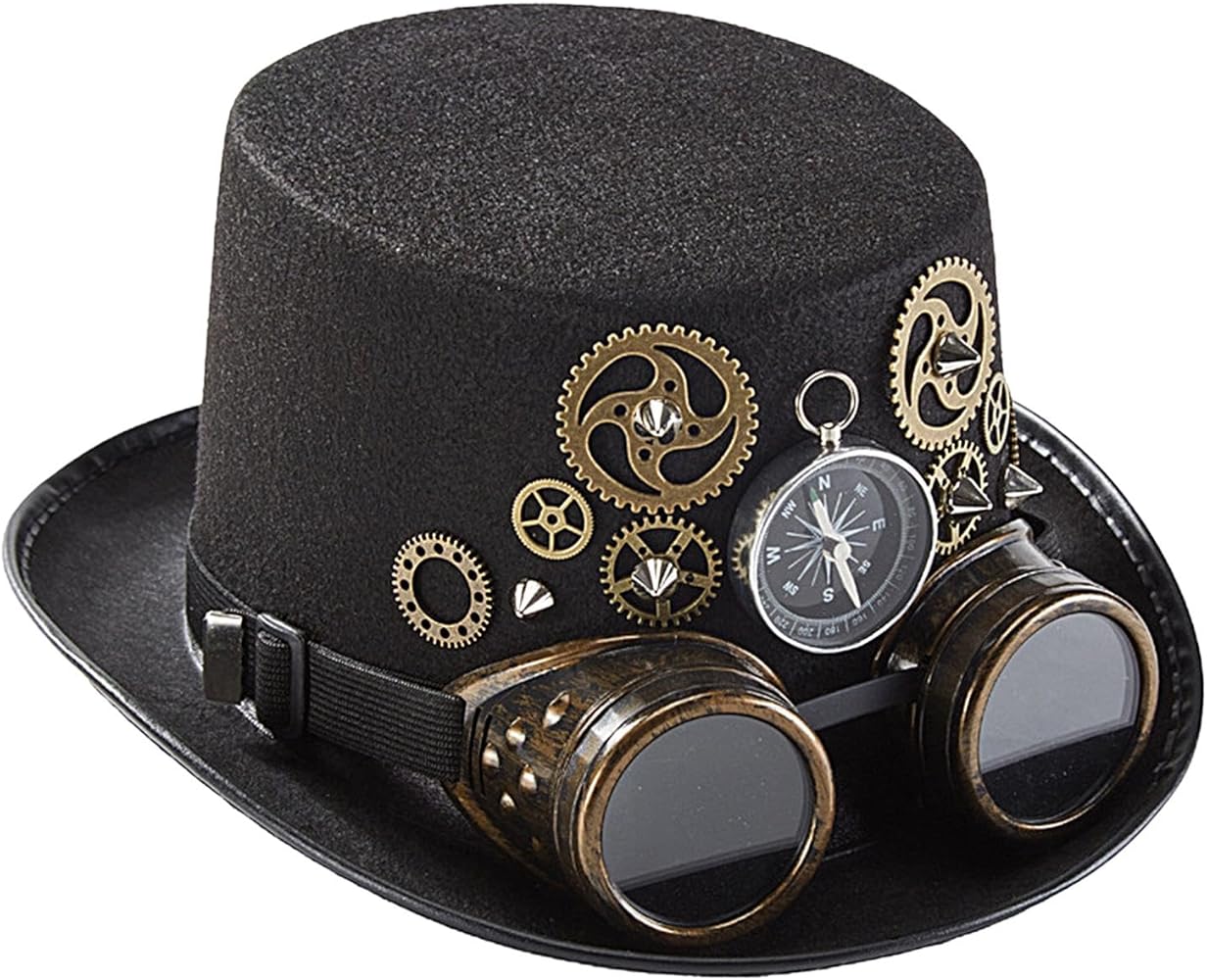 chapeau haut de forme steampunk