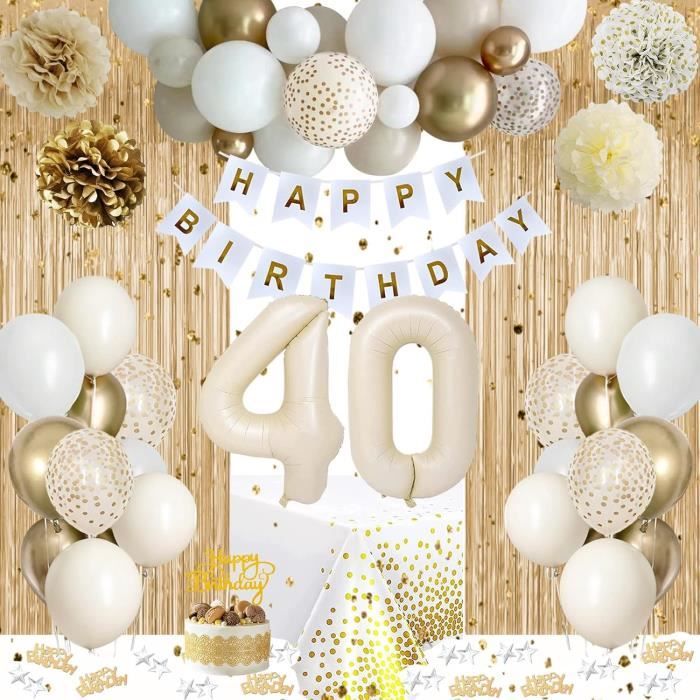 decoration anniversaire 40 ans