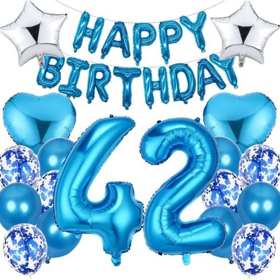 decoration anniversaire 42 ans