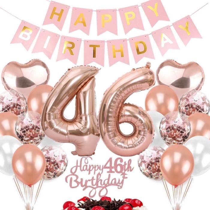 decoration anniversaire 46 ans