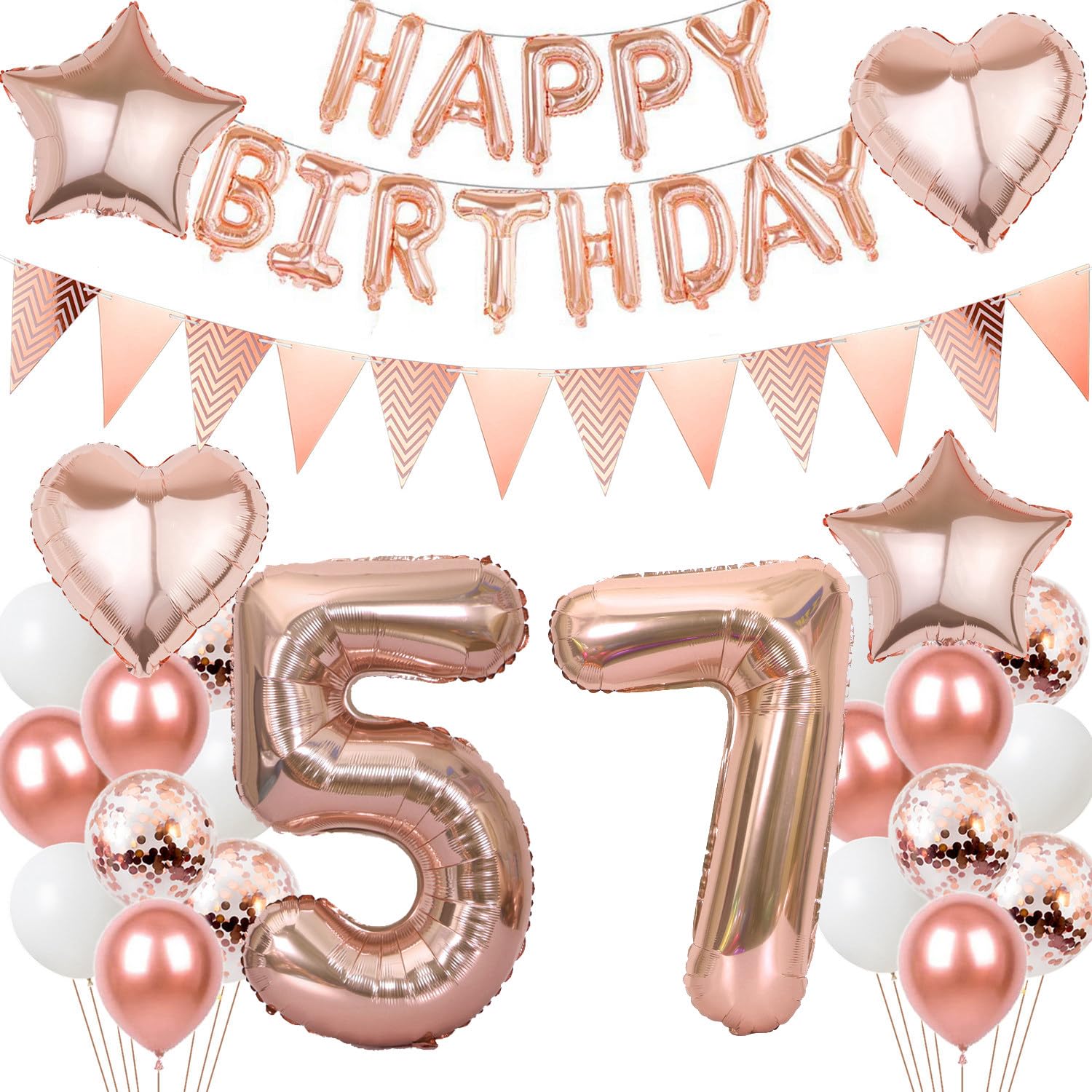 decoration anniversaire 57 ans