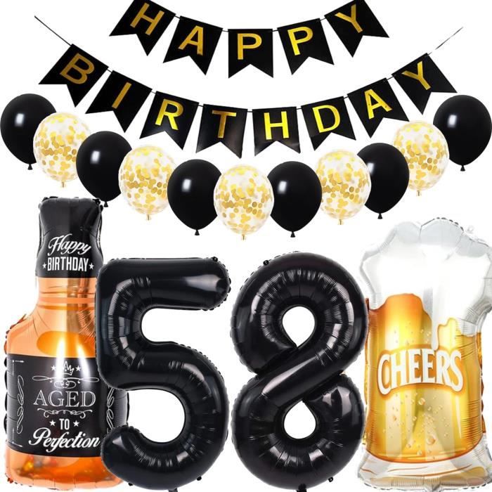 decoration anniversaire 58 ans