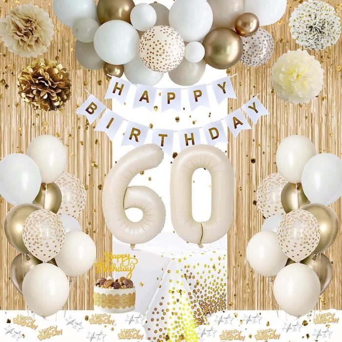 decoration anniversaire 60 ans