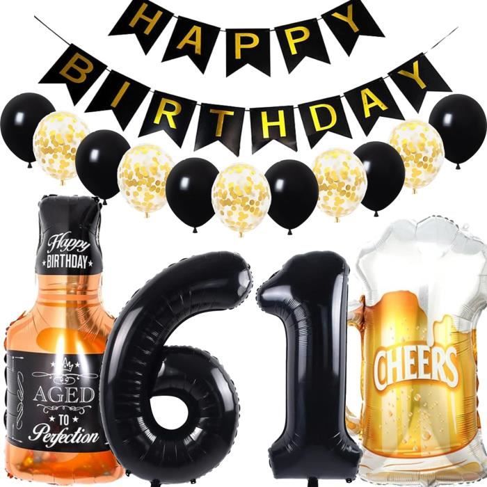 decoration anniversaire 61 ans