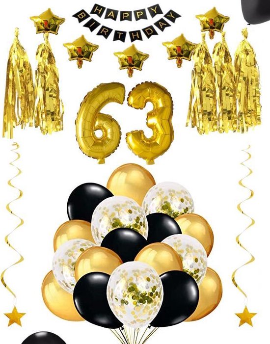 decoration anniversaire 63 ans