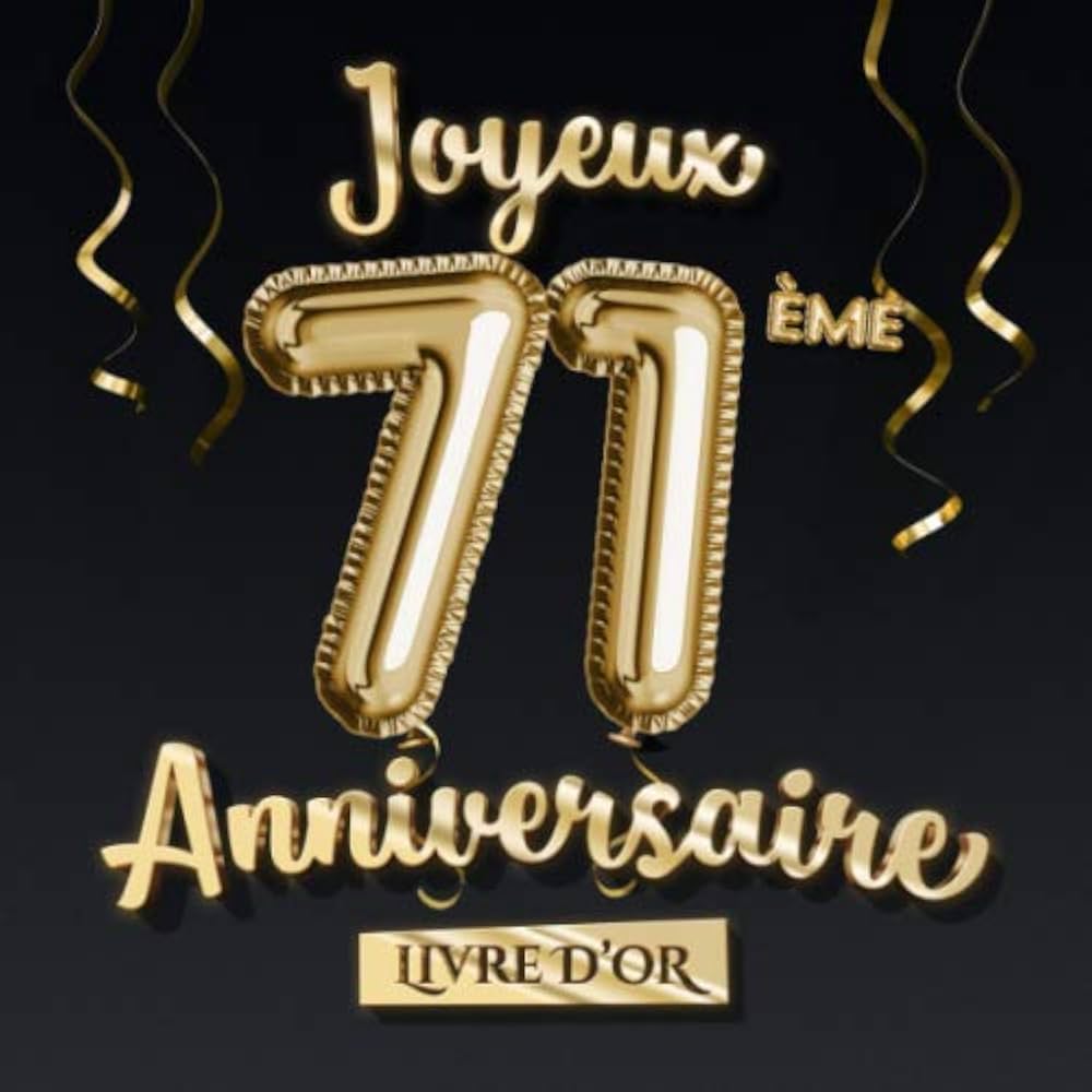 decoration anniversaire 71 ans