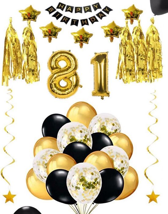 decoration anniversaire 81 ans