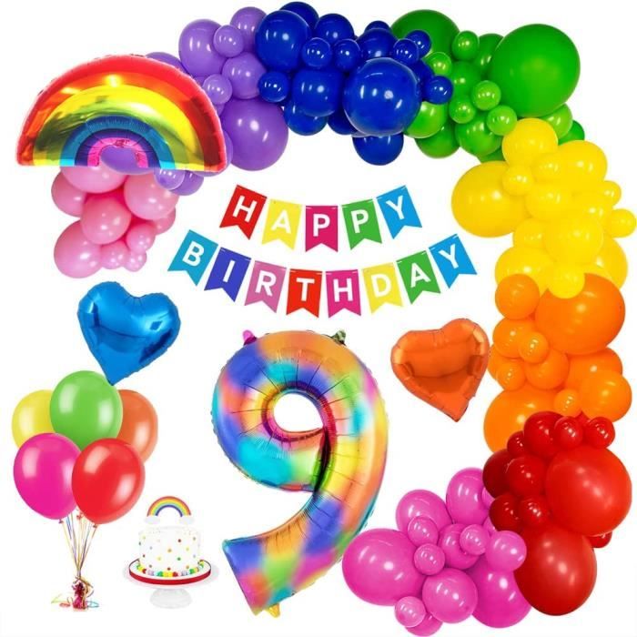 decoration anniversaire 9 ans