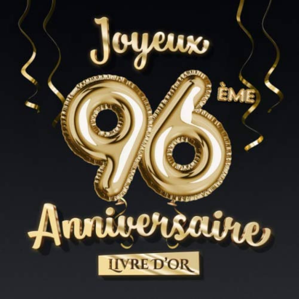 decoration anniversaire 96 ans