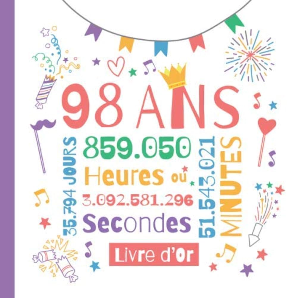 decoration anniversaire 98 ans