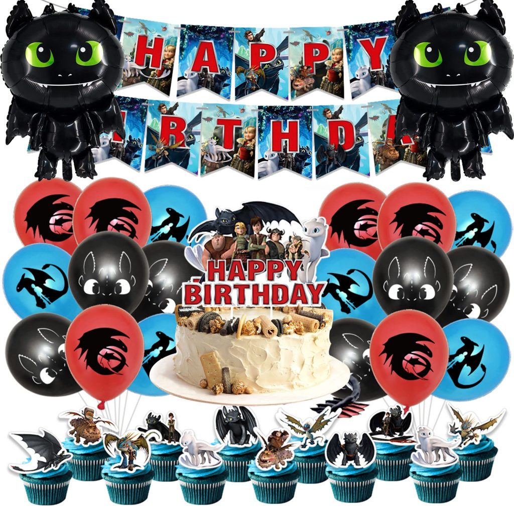 decoration anniversaire dragon
