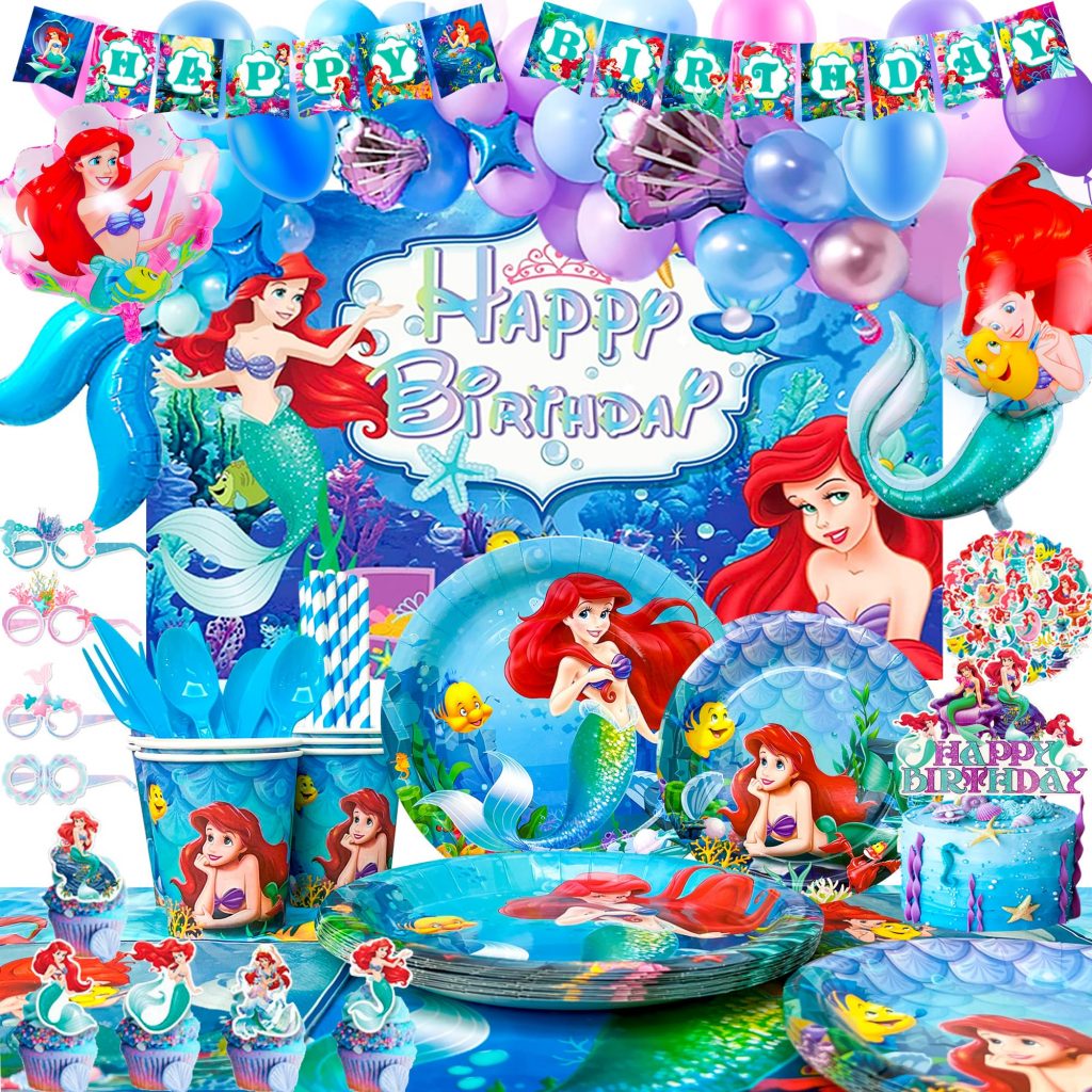 decoration anniversaire la petite sirene