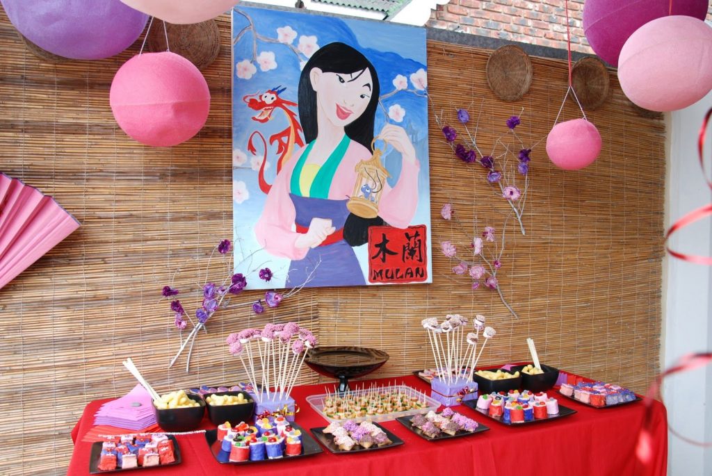decoration anniversaire mulan