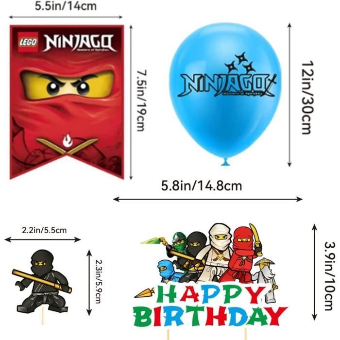 decoration anniversaire ninjago