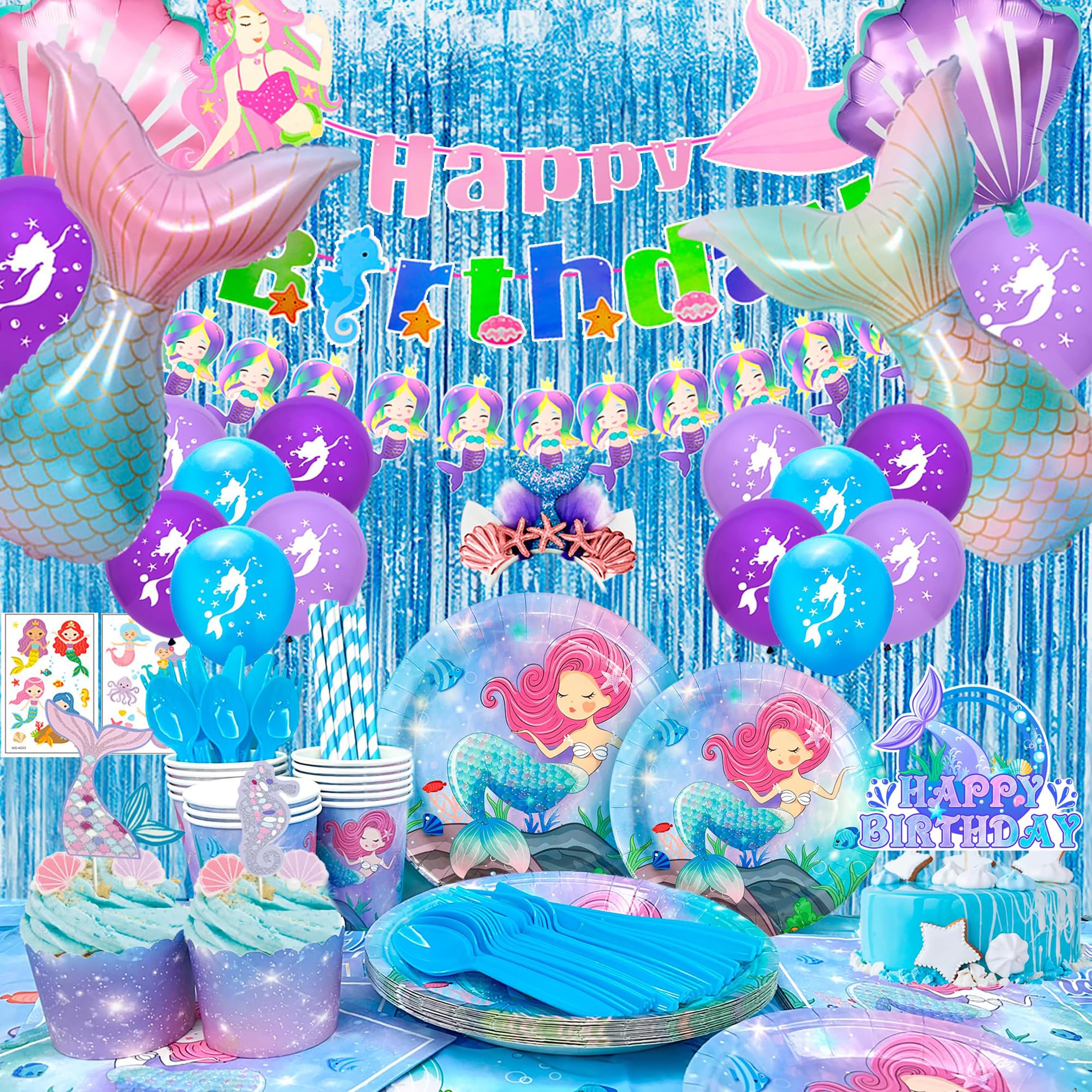 decoration anniversaire sirene