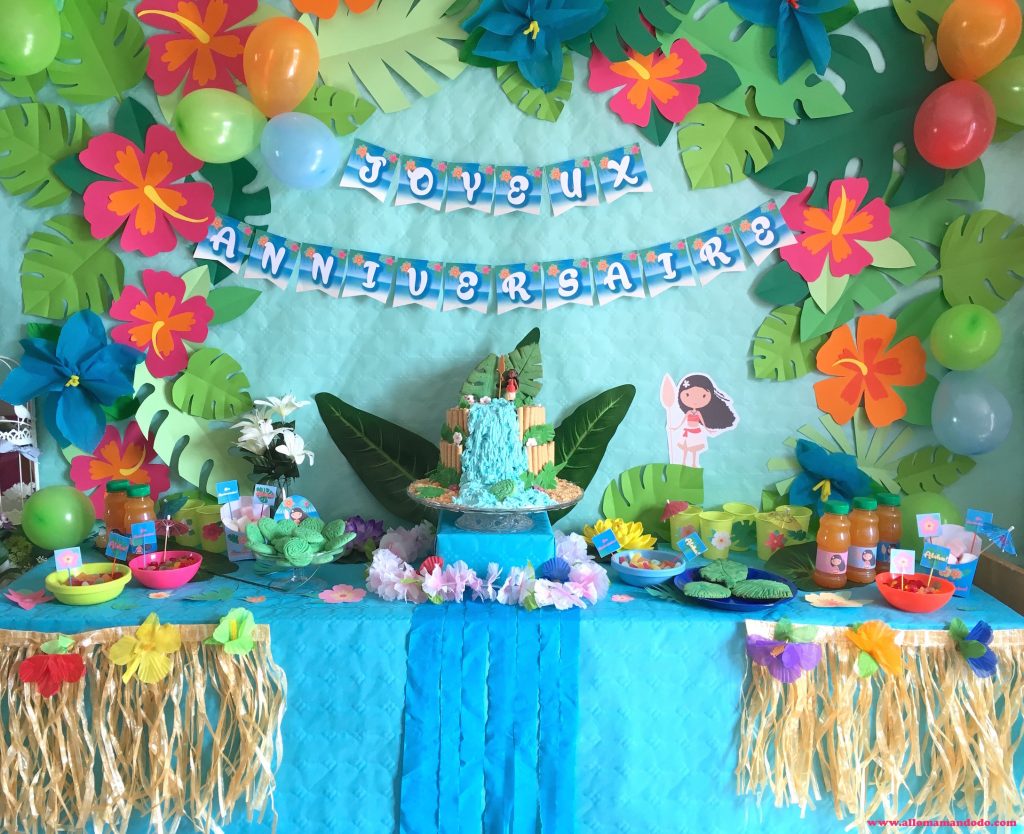decoration anniversaire vaiana