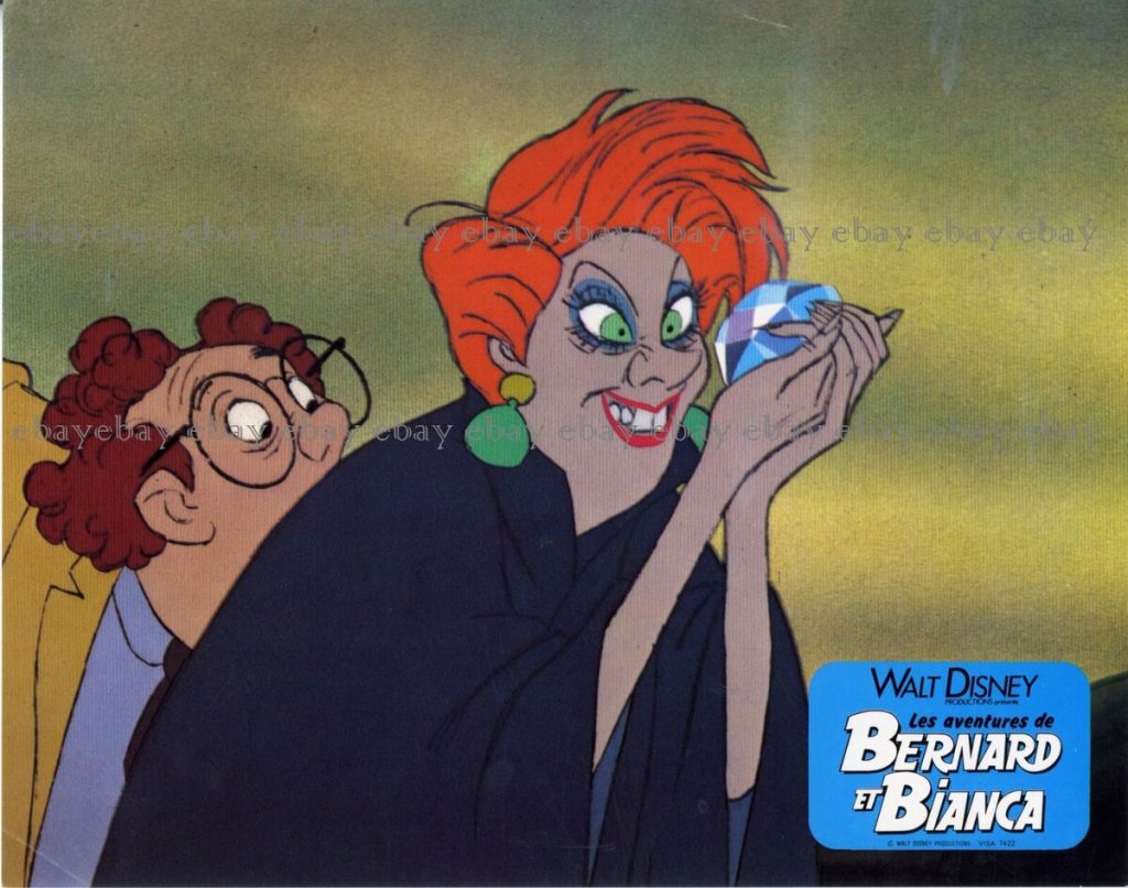 serviette les aventures de bernard et bianca